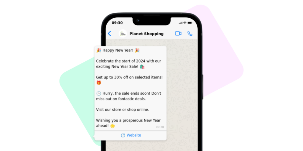 WhatsApp Templates for New Year